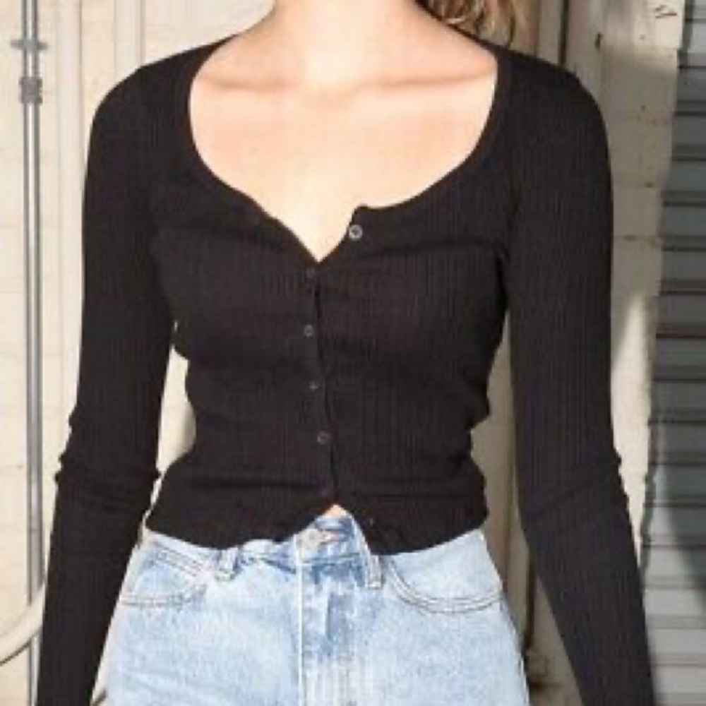 SOLD🚫 Brandy Melville Navy Long Sleeve Zelly - Picture 6 of 6